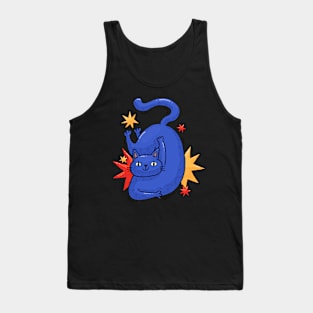 Yoga cat Tank Top